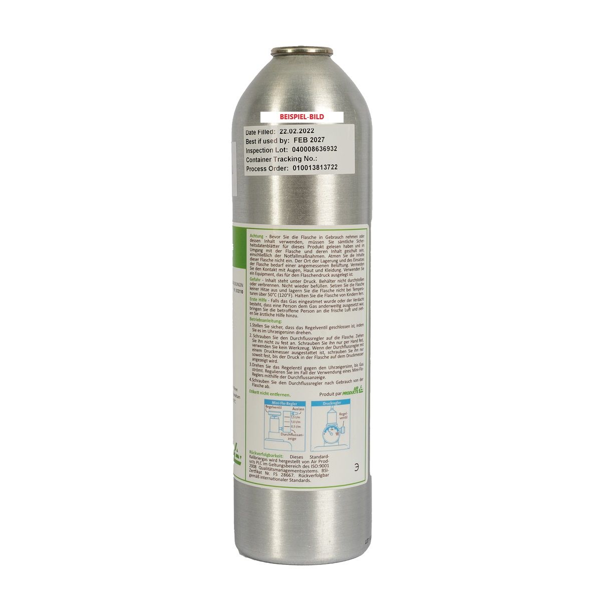 Air Products Prüfgas 3-Gas-Gemisch Druckdose – ACE Technik