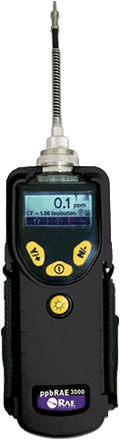 RAE Systems ppbRAE 3000+ (Model PGM-7340) - PID Gaswarngerät mit 10.6 eV Lampe - mit Li-Ion-Akku und Ladegerät - OHNE Zubehör-Kit (Bild 1)