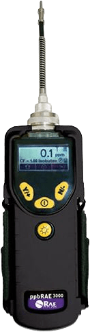 RAE Systems ppbRAE 3000+ (Model PGM-7340) - PID Gaswarngerät mit 10.6 eV Lampe - mit Li-Ion-Akku und Ladegerät - OHNE Zubehör-Kit (Bild 1)