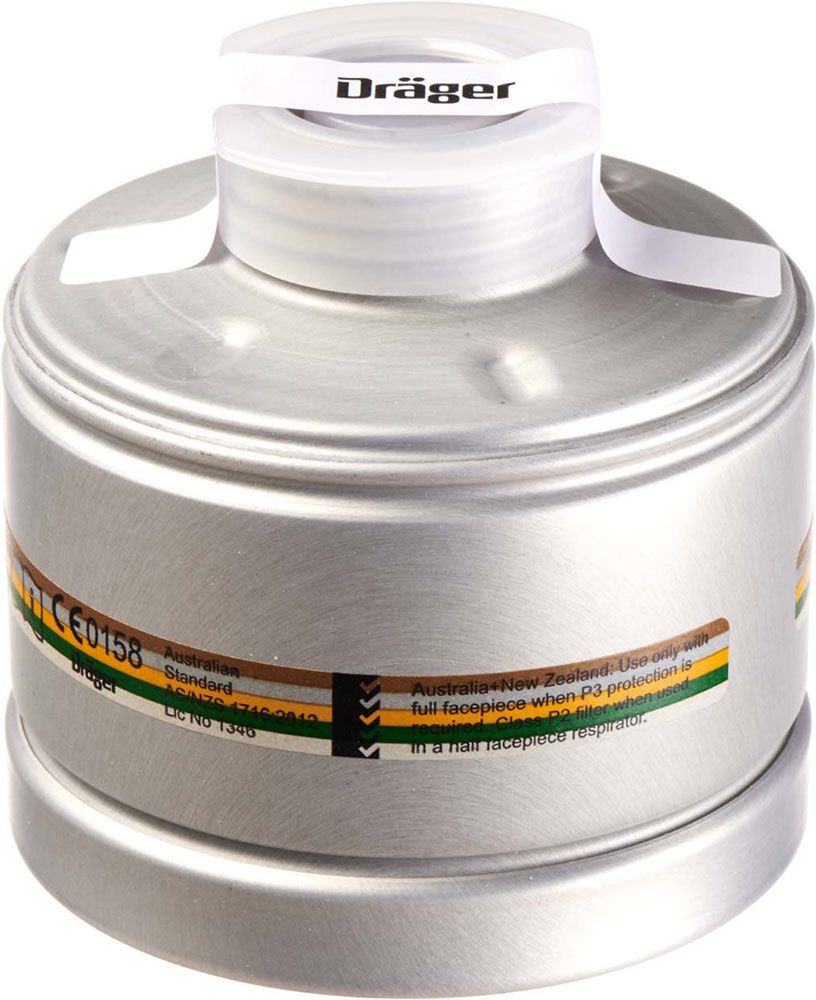Dräger Kombinations-Filter - Kombi-Filter mit Rd40-Anschluss für Atemschutz-Masken - verschiedene Typen (Bild 1)