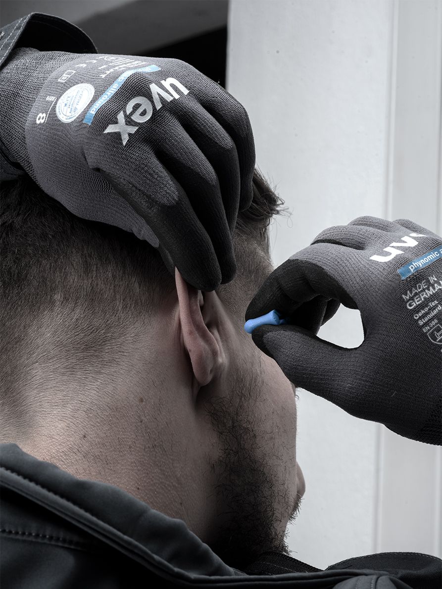 uvex x-fit detec Einweg-Gehörschutzstöpsel - 100 Paar Ohrenstöpsel im Karton (Bild 3)