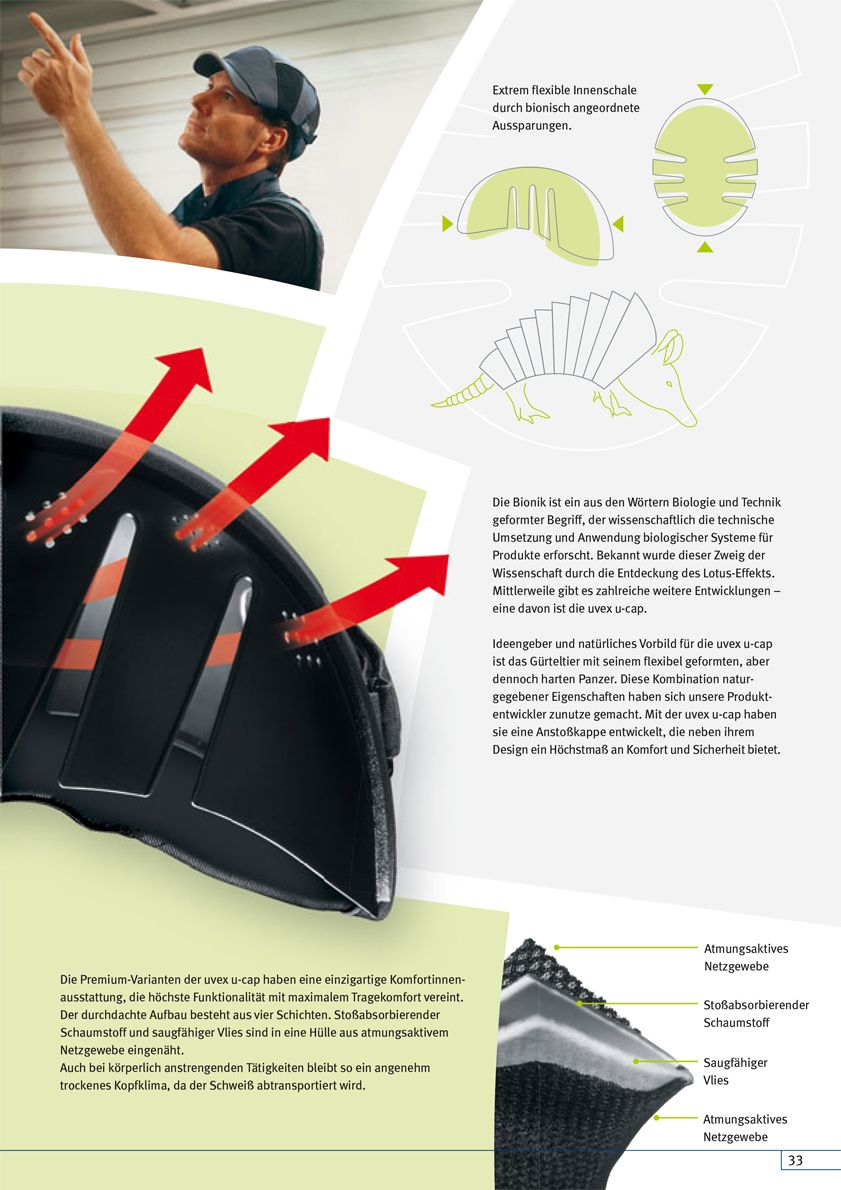 uvex u-cap premium armadillo Anstoßkappe (Bild 5)
