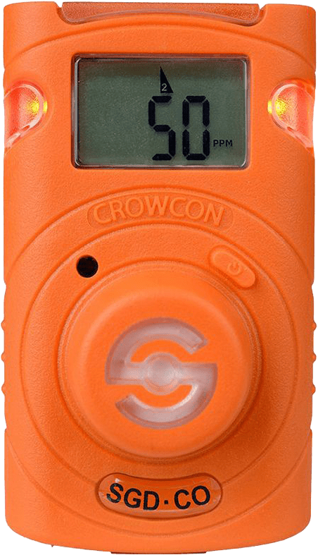 Crowcon Clip SGD - Ein-Gaswarngerät - für CO - H2S oder O2 - mit Echtzeit-Anzeige - 2 Jahre Laufzeit (wartungsfrei*) (Bild 1)
