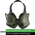 Sordin Supreme T2 Kapsel-Gehörschutz aktiv mit Nackenband Oliv (Bild 5)