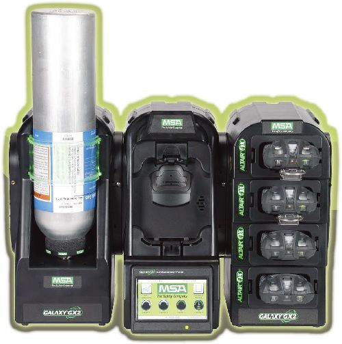 MSA Galaxy GX2 - automatische Prüfstation für Funktionstest und Kalibrierung - versch. Gerätetypen ALTAIR 4-4X-4XR (Bild 4)