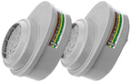 MSA Advantage 200 Atemschutz-Set - Halbmaske mit Filter - für die Arbeit mit Staub - Farbe, Sprays & Lack - Chemikalien A2B2E1K1P3R (Bild 3)