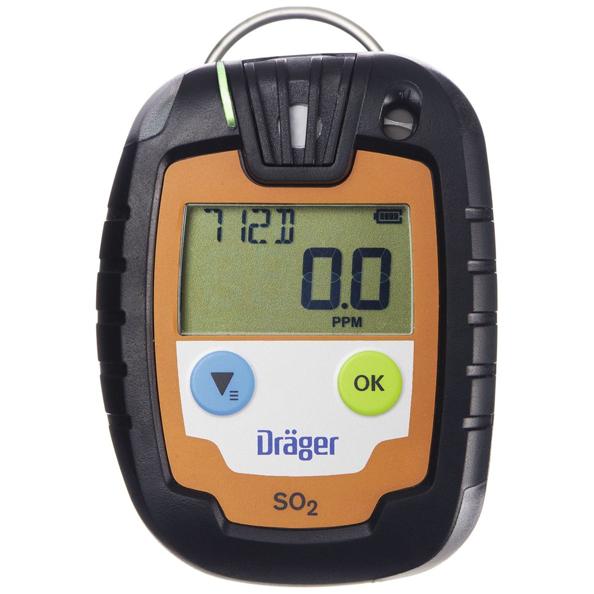Dräger Pac 6000 Ein-Gaswarngerät - mit CO-, H2S-, O2- oder SO2-Sensor - mit Echtzeit-Anzeige - 2 Jahre Laufzeit (Bild 1)