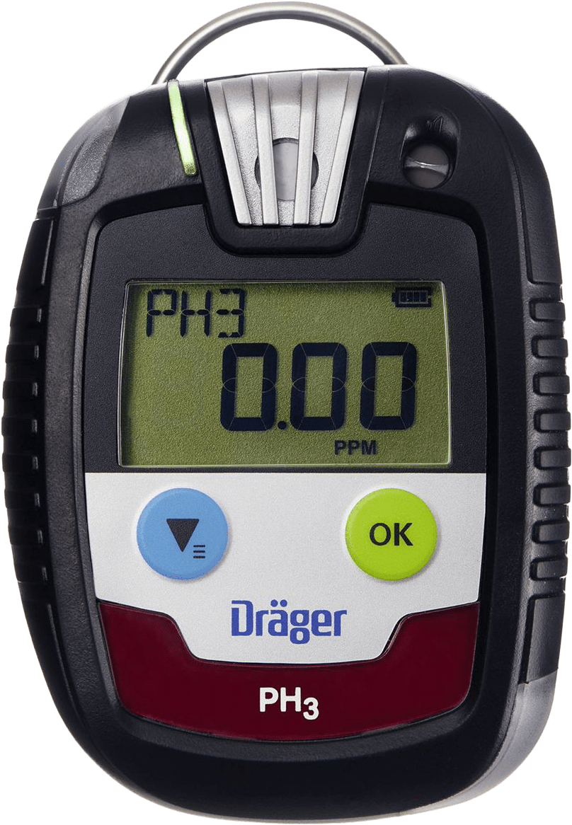 Dräger Pac 8000 Ein-Gaswarngerät - mehr als 25 verschiedene Sensoren - mit Echtzeit-Anzeige - unbegrenzte Laufzeit