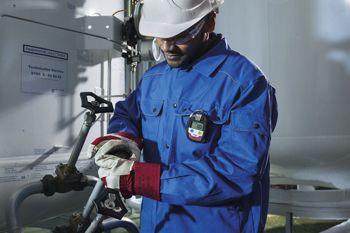 Dräger Pac 8000 Ein-Gaswarngerät - mehr als 25 verschiedene Sensoren - mit Echtzeit-Anzeige - unbegrenzte Laufzeit H2 Wasserstoff (0-100% UEG) (Bild 3)