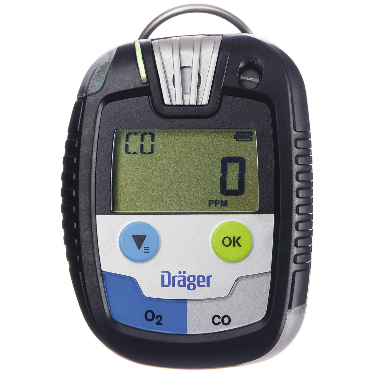 Dräger Pac 8500 Zwei-Gaswarngerät - mit CO-, H2-CP-, H2S- oder O2-Sensor - mit Echtzeit-Anzeige - unbegrenzte Laufzeit (Bild 1)