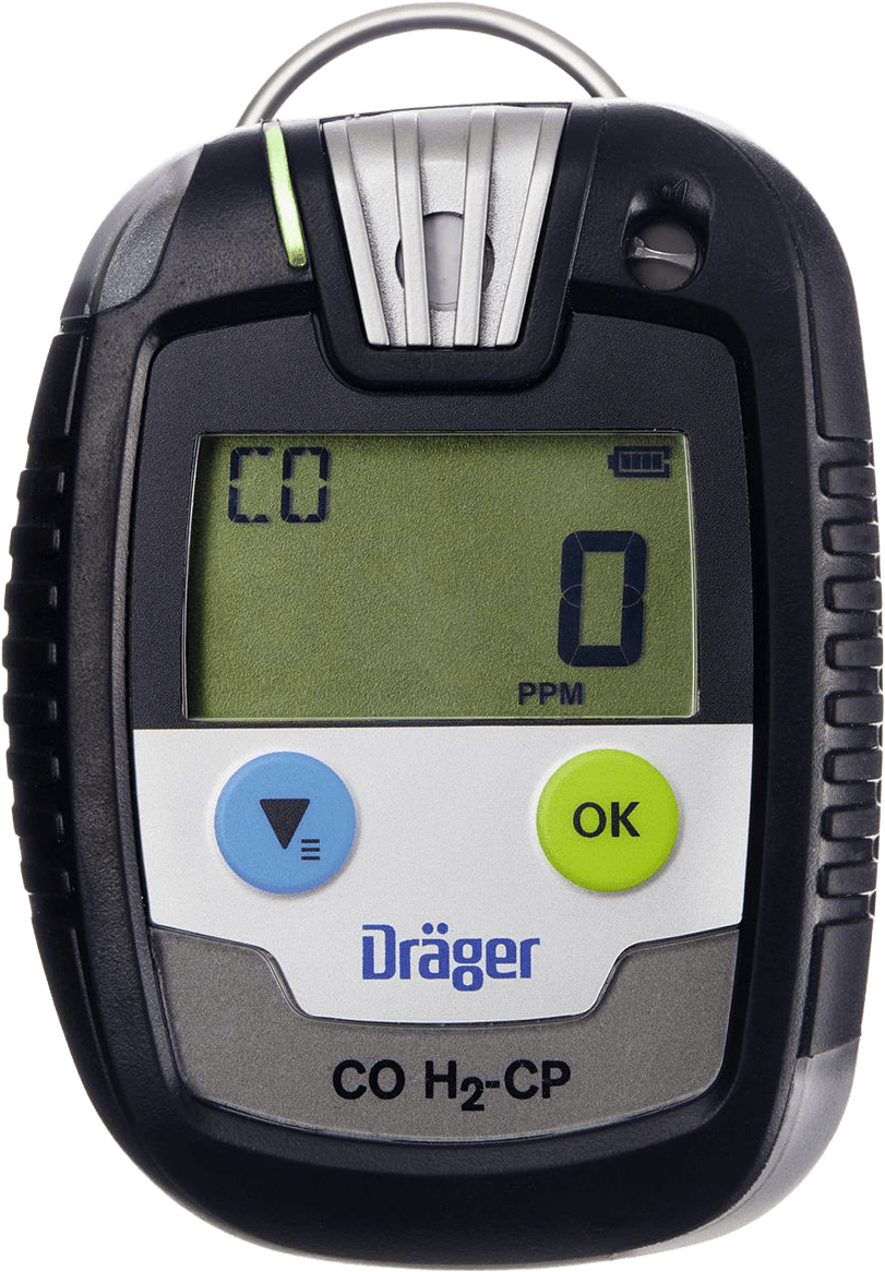 Dräger Pac 8500 Zwei-Gaswarngerät - mit CO-, H2-CP-, H2S- oder O2-Sensor - mit Echtzeit-Anzeige - unbegrenzte Laufzeit (Bild 1)