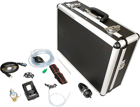 Honeywell BW - MicroClip Serie CSE KIT für beengte Räume mit Tragekoffer, manueller Pumpe, Entnahmesonde, Kalibrierkappe, Druckregeler und mehr... (Bild 1)