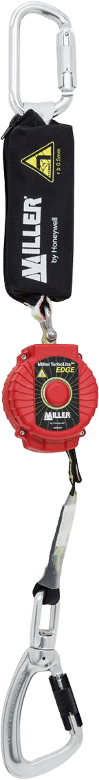 Miller TurboLite Edge Höhensicherungsgerät - für Hubarbeitsbühnen - DIN 19427 & EN 360 - 1,8 m Länge - bis 140 kg (Bild 1)