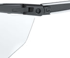 Hellberg Argon Schutz-Brille - kratz- & beschlagfest - für Bau, Handwerk & Industrie - EN 166 - Klar-Schwarz-Weiß (Bild 2)