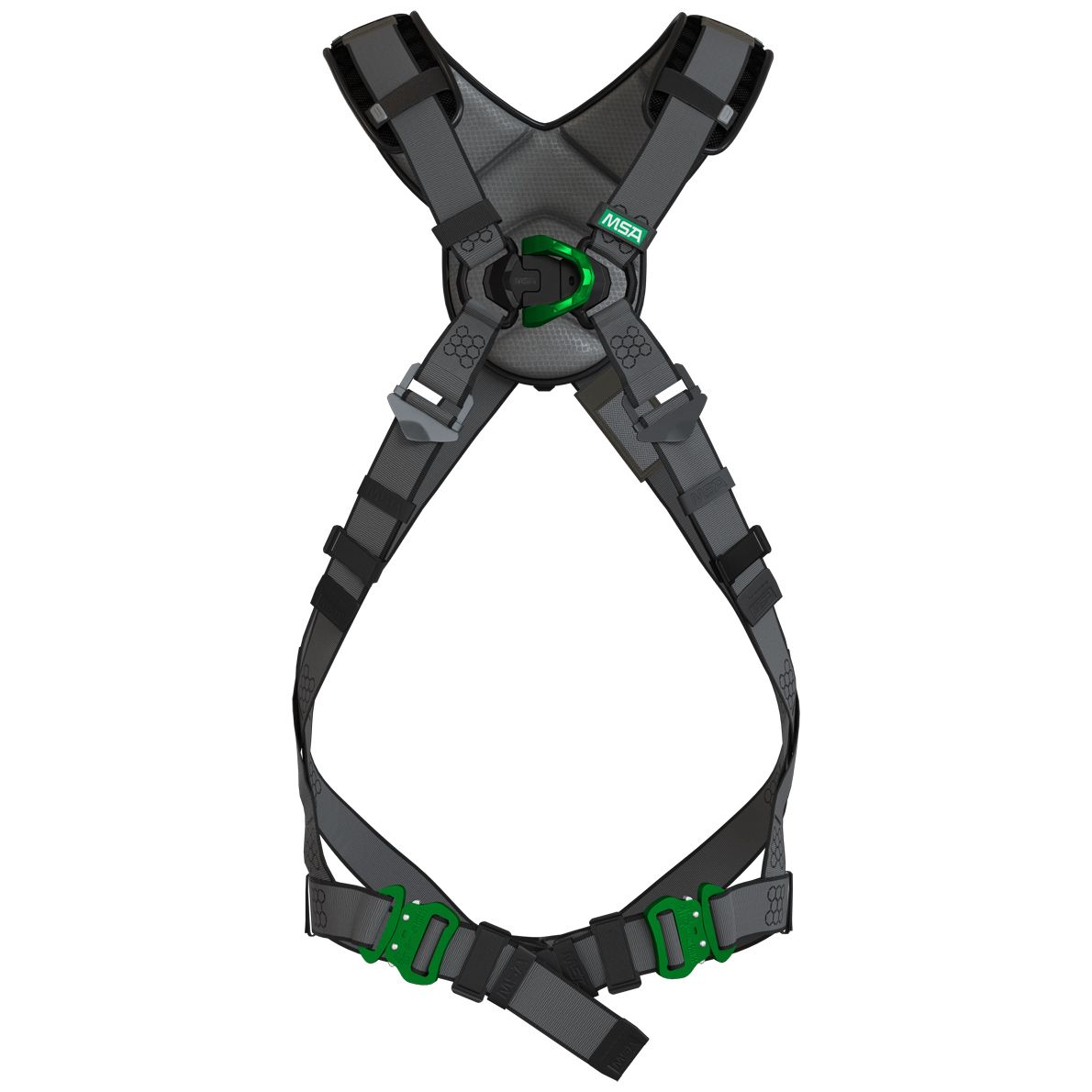 MSA V-Fit - EN 361 â€“ professioneller 2 Punkt Auffanggurt mit hinterer und vorderer Auffangöse (Bild 1)