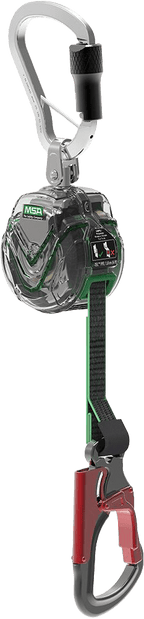 MSA Safety V-TEC Mini PFL, 1,8 m, einsträngig, ALTAKS Aluminium-Tri-Lock-Karabiner mit Drehwirbel (Bild 1)