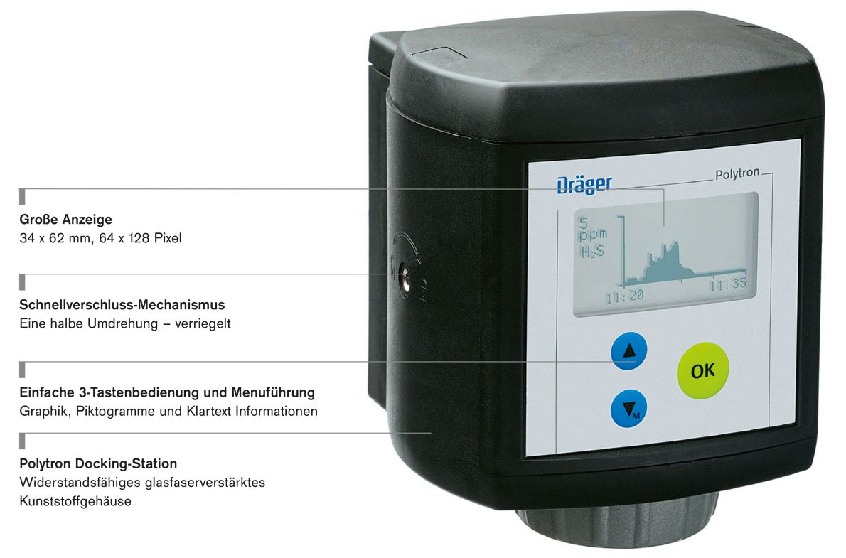 Dräger Polytron 7000, ZUBEHÖR & ERSATZTEILE Docking Station (Bild 5)