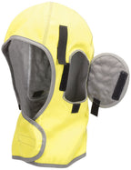 MSA V-Gard Select Unterzieh-Haube - Unterhaube für Helme & Gehörschützer - flammhemmend & wasserabweisend - leuchtgelb (Bild 3)
