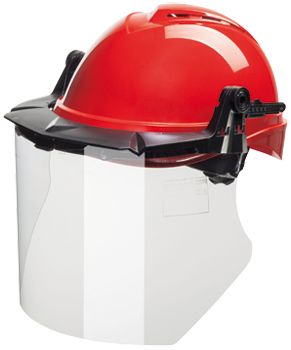 MSA V-Gard Polycarbonat-Helmvisier - leicht & flexibel - ohne Halterung - EN 166 - verschiedene Farben & Maße Klar (Bild 2)