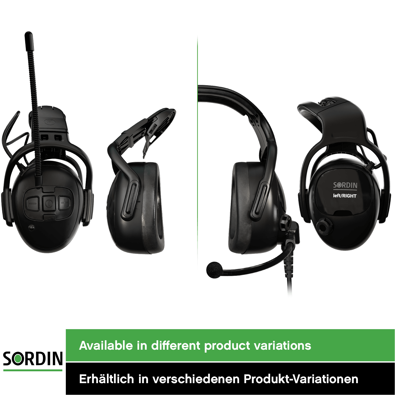Sordin left-RIGHT medium Kapsel-Gehörschutz passiv (Bild 5)
