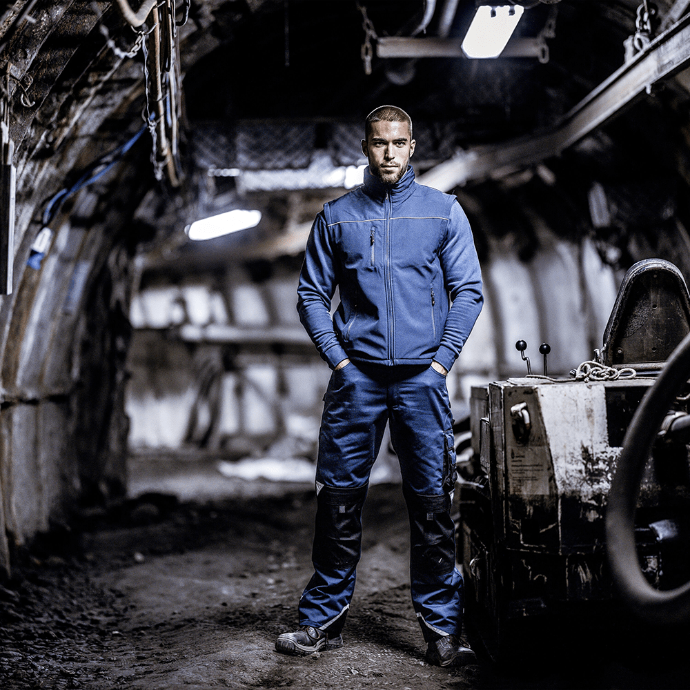 NITRAS MOTION TEX LIGHT 7015 Arbeits-Pullover - leichter Baumwoll-Pulli - Sweater für die Arbeit