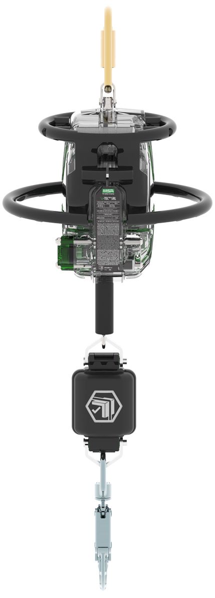 MSA V-Edge Höhensicherungsgerät - Verbindungsmittel - EN 360 – verzinktes Stahlseil 15 m Länge (Bild 3)