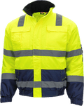 Nitras Motion Tex Viz Warn-Arbeitsjacke für Herren - 3XL