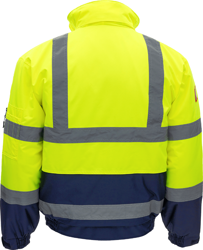 Nitras Motion Tex Viz Warn-Arbeitsjacke für Herren - 3XL