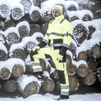 Nitras Motion Tex Viz Warn-Arbeitsjacke für Herren - 3XL
