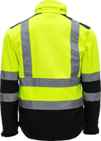 Nitras Motion Tex Viz Softshell-Warnjacke für Herren - 3XL
