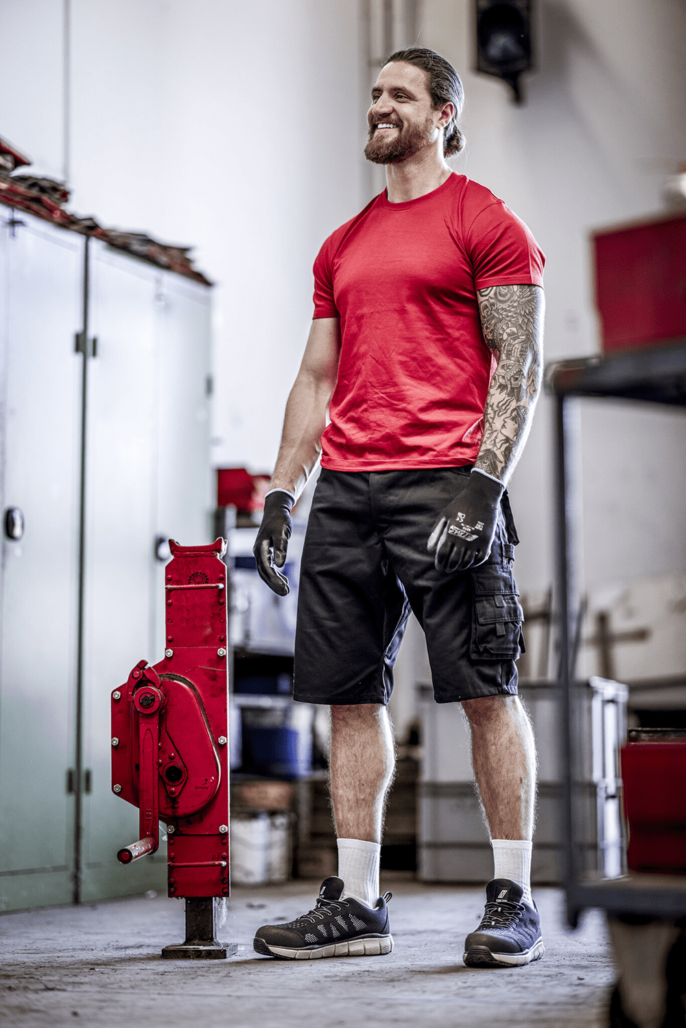 Nitras Motion Tex Plus Herren-Arbeitshose kurz