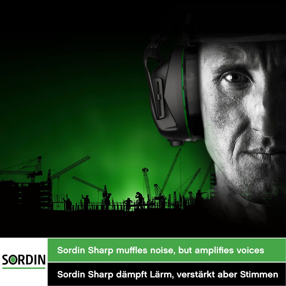 Sordin Sharp Kapsel-Gehörschutz aktiv mit Bluetooth (Bild 2)