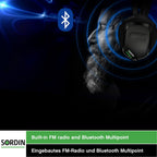 Sordin Sharp Kapsel-Gehörschutz aktiv mit Bluetooth & Helm-Adapter (Bild 3)