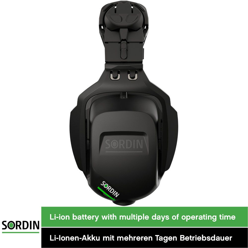 Sordin Sharp Kapsel-Gehörschutz aktiv mit Bluetooth & Helm-Adapter (Bild 8)