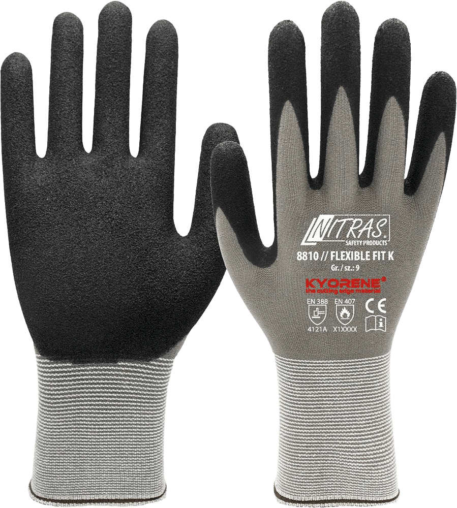 1 Paar Nitras 8810 Flexible Fit K Arbeitshandschuhe - 11-XXL