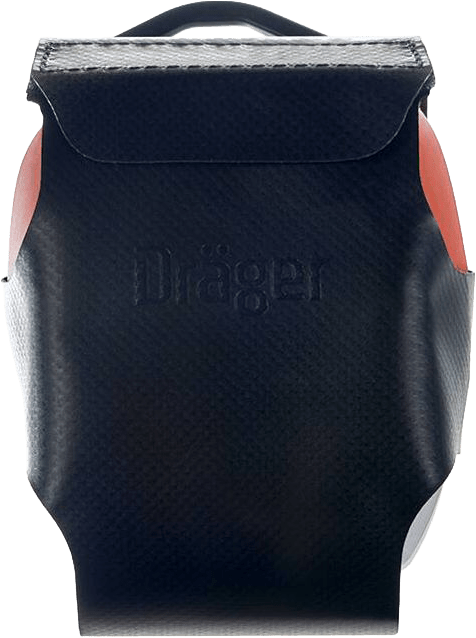 Dräger PARAT 1200 Tragetasche - zum bequemen Tragen des Dräger PARAT 1200 Fluchtgeräts - inkl. Öffnungslasche & Gürtelschlaufe (Bild 1)