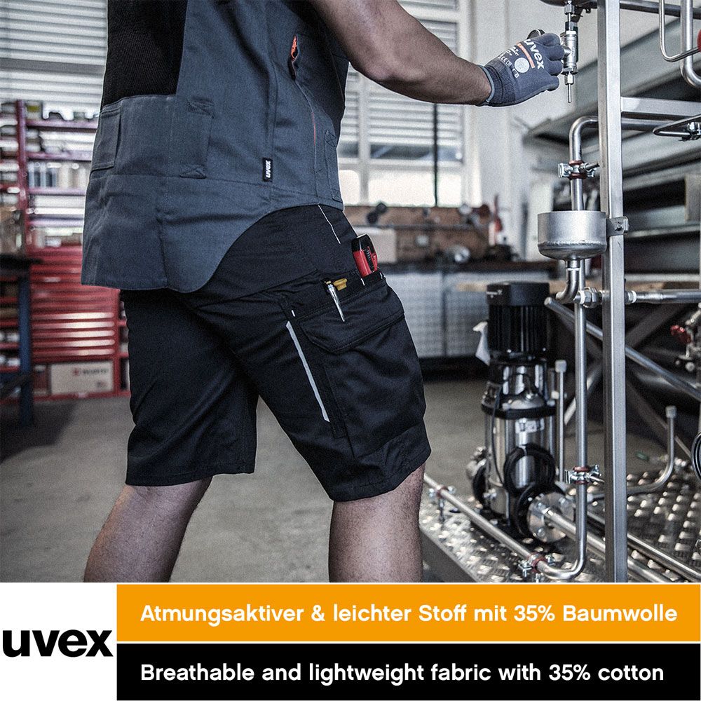 uvex tune-up Herren-Arbeitshose kurz