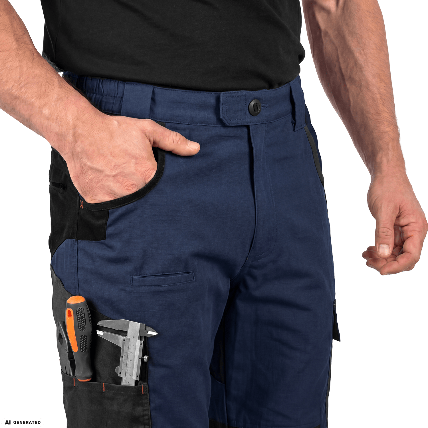 ACE Constructor Herren Hybrid-Arbeitshose kurz