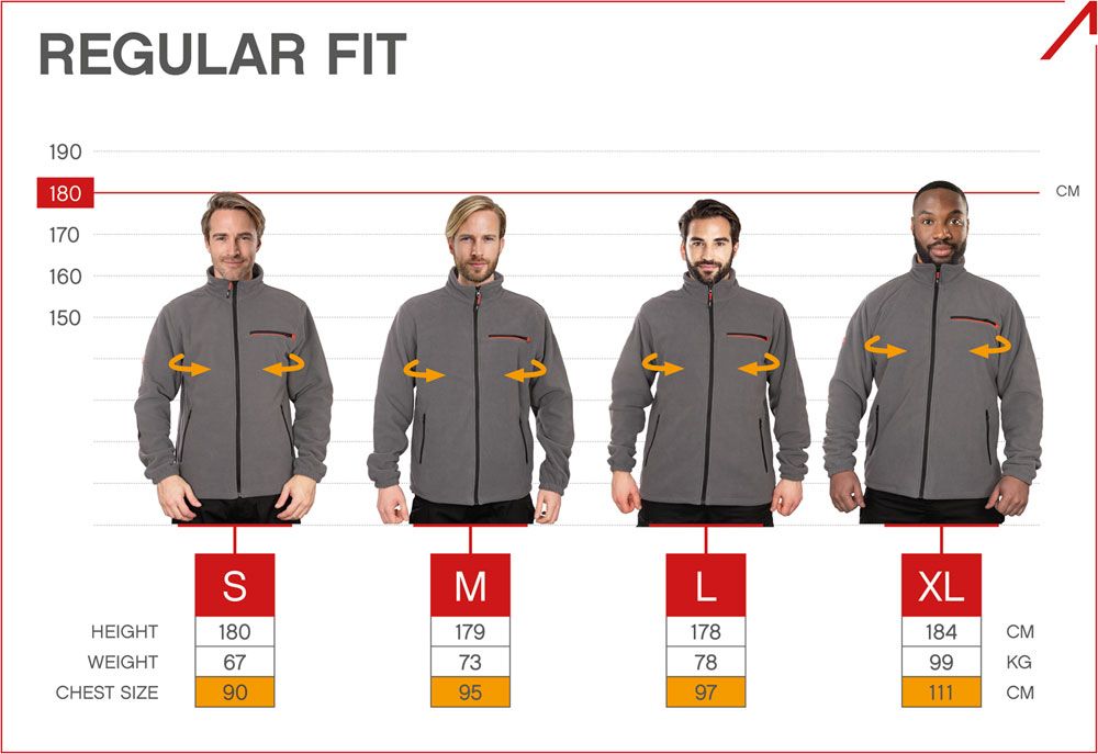 ACE Fleece-Arbeitsjacke für Herren