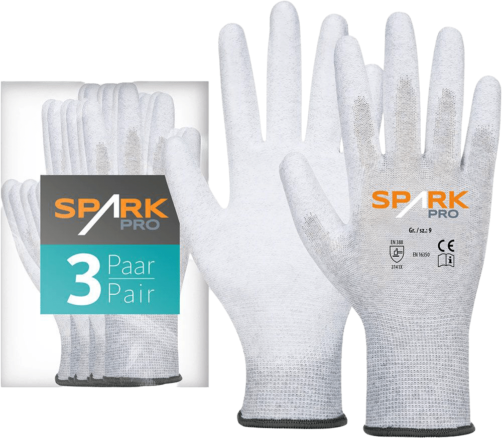 3 Paar ACE Spark Pro Arbeitshandschuhe (Bild 1)
