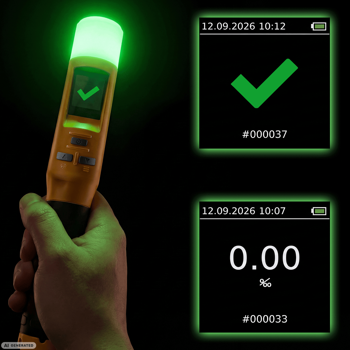 ACE iblow10 Alkoholtester + Kalibriergutschein
