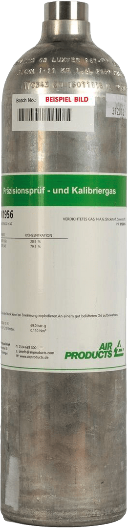 Air Products Prüf- und Kalibriergasflaschen - 3-Gas-Gemische - Aerosol (12 L), 34 L, 58 L oder 110 L Druckdosen mit langer Haltbarkeit