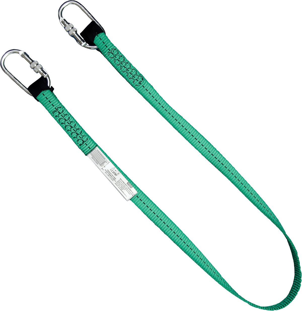 MSA V-SERIES Rückhaltemittel EN 354 aus Gurtband, 1,5 m, mit Stahl-Schraubkarabinern