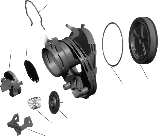 Dräger FPS 7000 - Ausatemventilscheiben (Ersatzteil) (Mindestbestellmenge 5 Stk.) (R56562) (Bild 1)