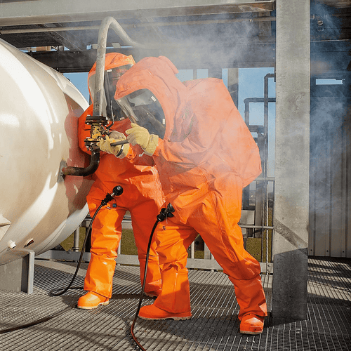 Dräger CPS 5900 gasdichter Chemikalienschutzanzug für den einmaligen Einsatz – Detailansicht 2