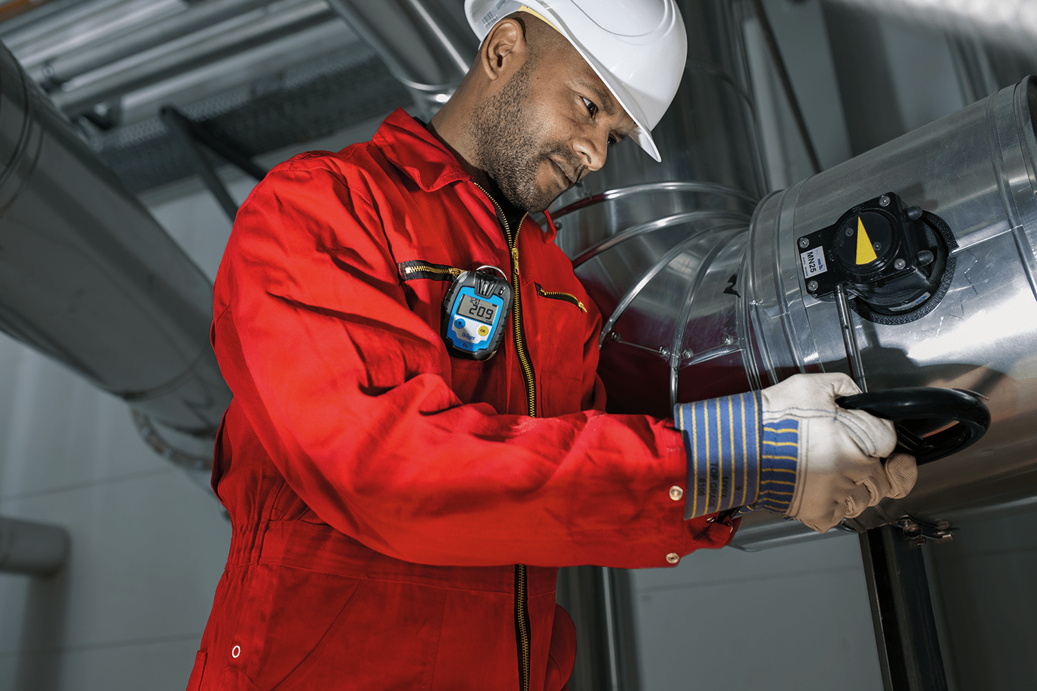 Dräger Pac 6000 Ein-Gaswarngerät - mit CO-, H2S-, O2- oder SO2-Sensor - mit Echtzeit-Anzeige - 2 Jahre Laufzeit