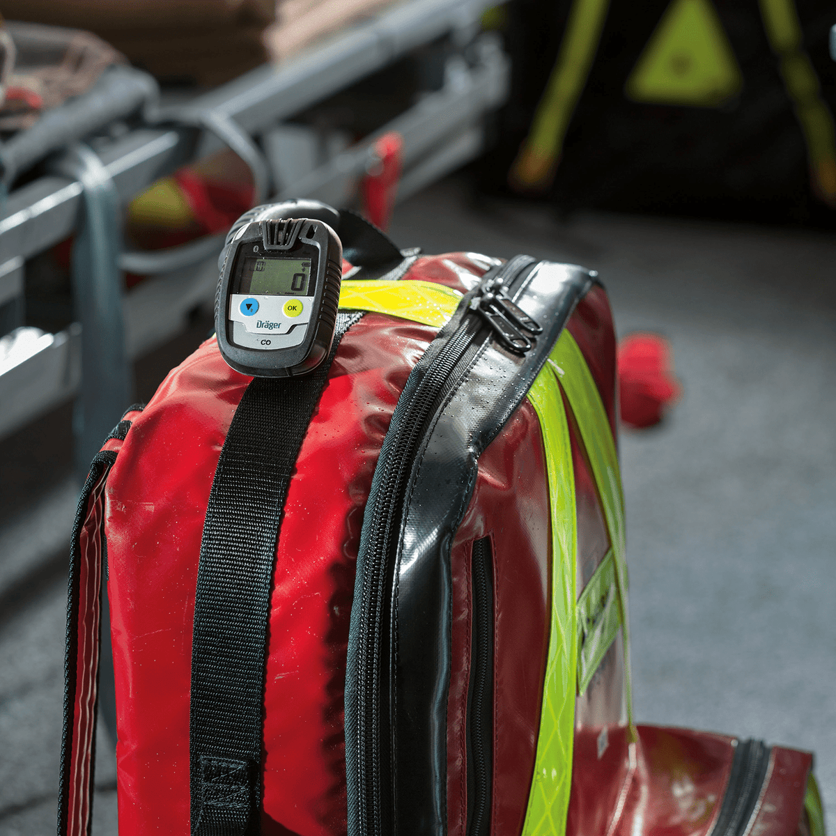 Dräger Pac 6500 Ein-Gaswarngerät - mit CO-, H2S-, O2- oder SO2-Sensor - mit Echtzeit-Anzeige - unbegrenzte Laufzeit