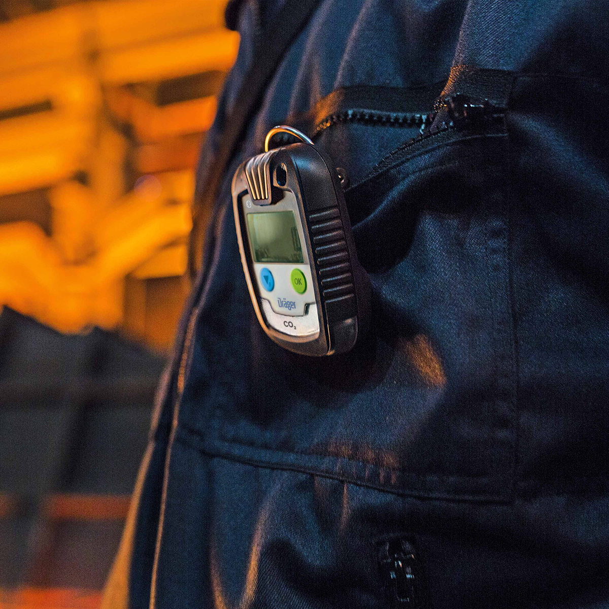Dräger Pac 8000 Ein-Gaswarngerät - mehr als 25 verschiedene Sensoren - mit Echtzeit-Anzeige - unbegrenzte Laufzeit