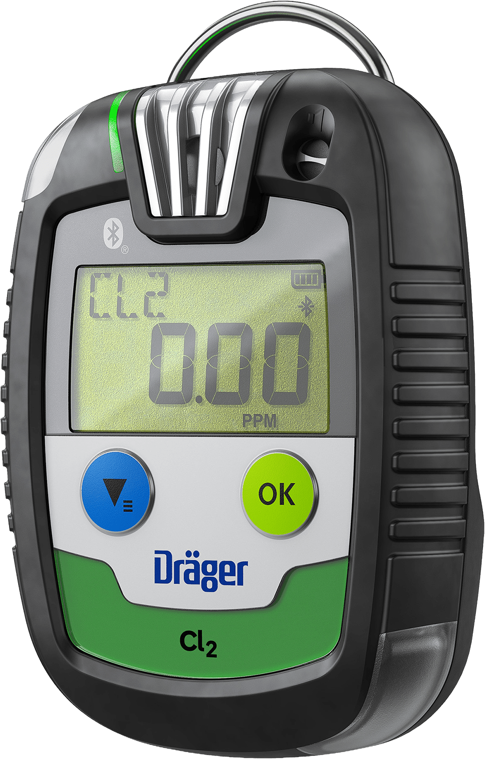 Dräger Pac 8000 Ein-Gaswarngerät - mehr als 25 verschiedene Sensoren - mit Echtzeit-Anzeige - unbegrenzte Laufzeit