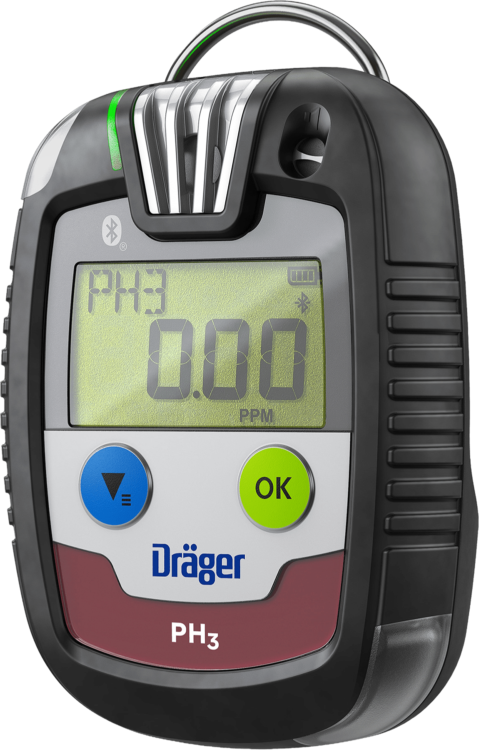 Dräger Pac 8000 Ein-Gaswarngerät - mehr als 25 verschiedene Sensoren - mit Echtzeit-Anzeige - unbegrenzte Laufzeit